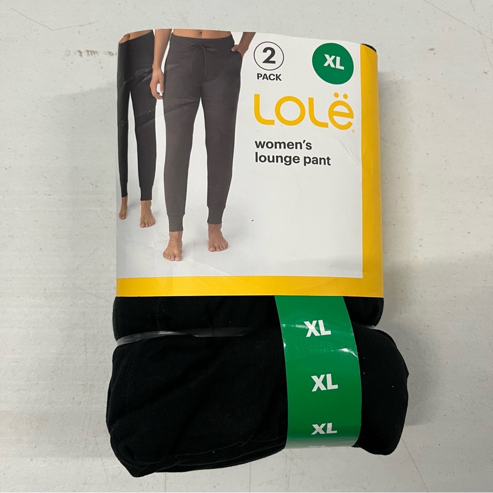 LOLE Women’s Lounge Pant 2-Pack XL - Picture 3 of 7